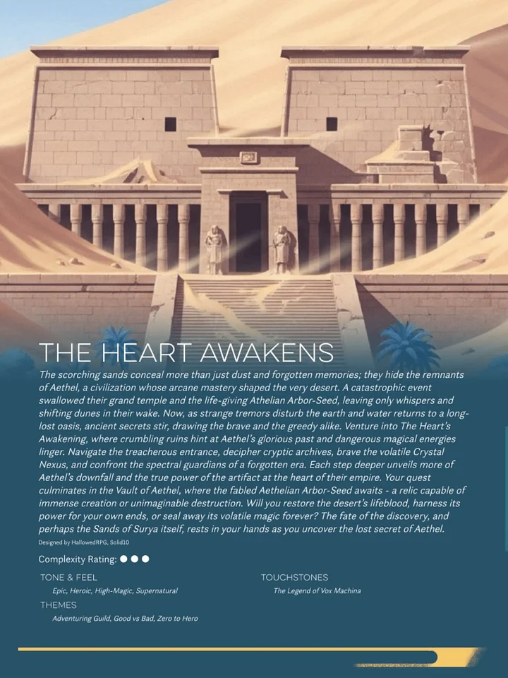 The Heart's Awakening Adventure Guide | Daggerheart Compatible product image (2)
