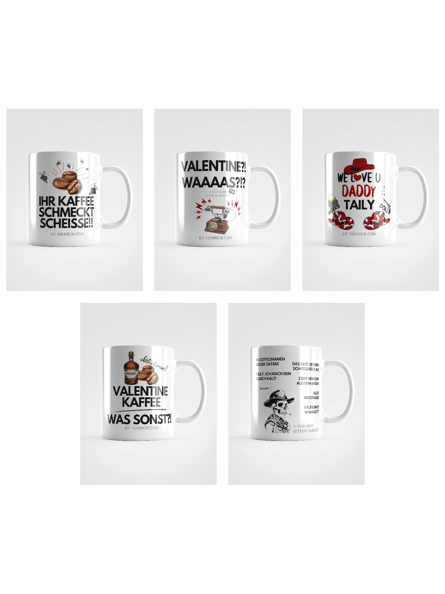 GEILE 5 MUG COLLECTION - White Edition product image (1)