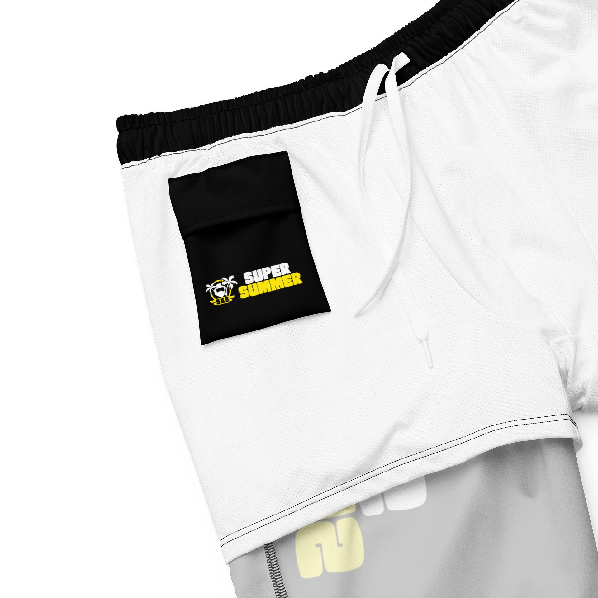 S.E.S Super Summer 26 - Yellow Logo Swimming Trunks product image (8)