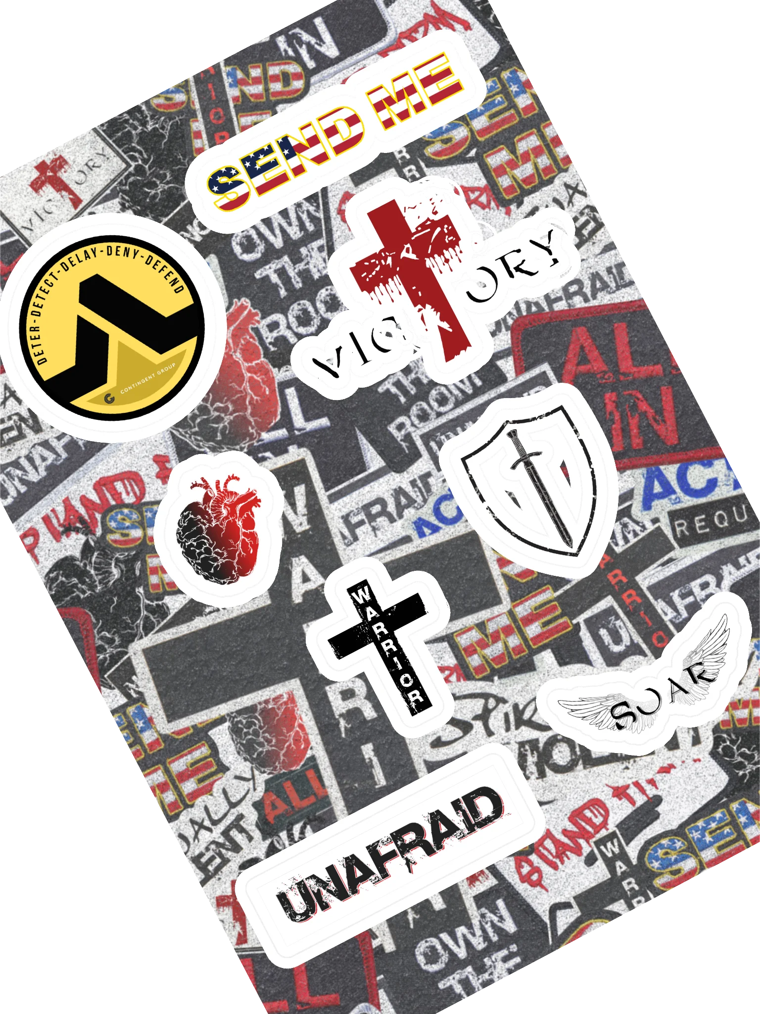 UNAFRAID Sticker Sheet: Defend Your Style product image (1)