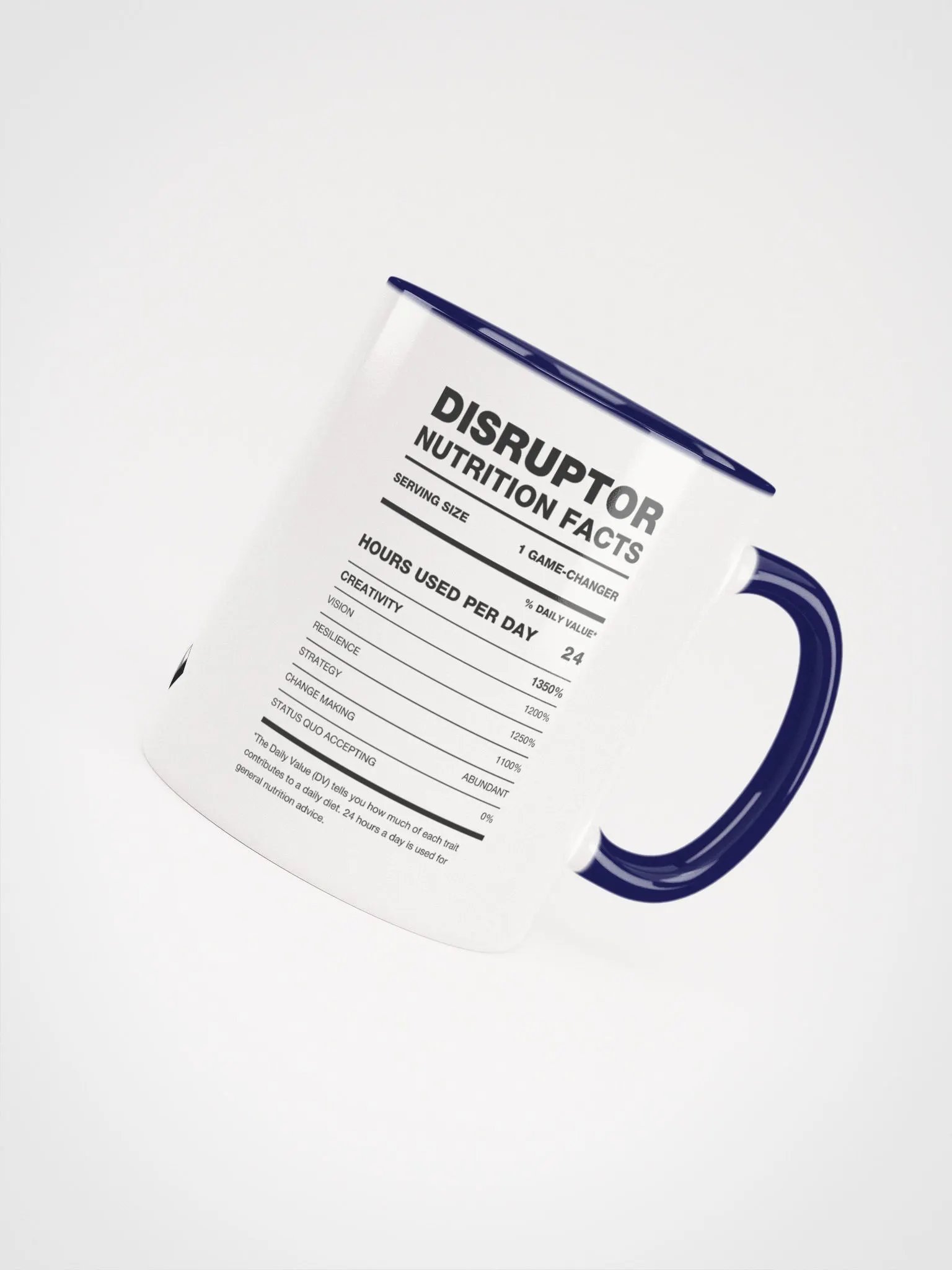 DISRUPTOR Nutrition Facts Ceramic Mug product image (4)