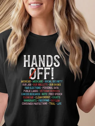 Hands Off Tshirt product image (1)