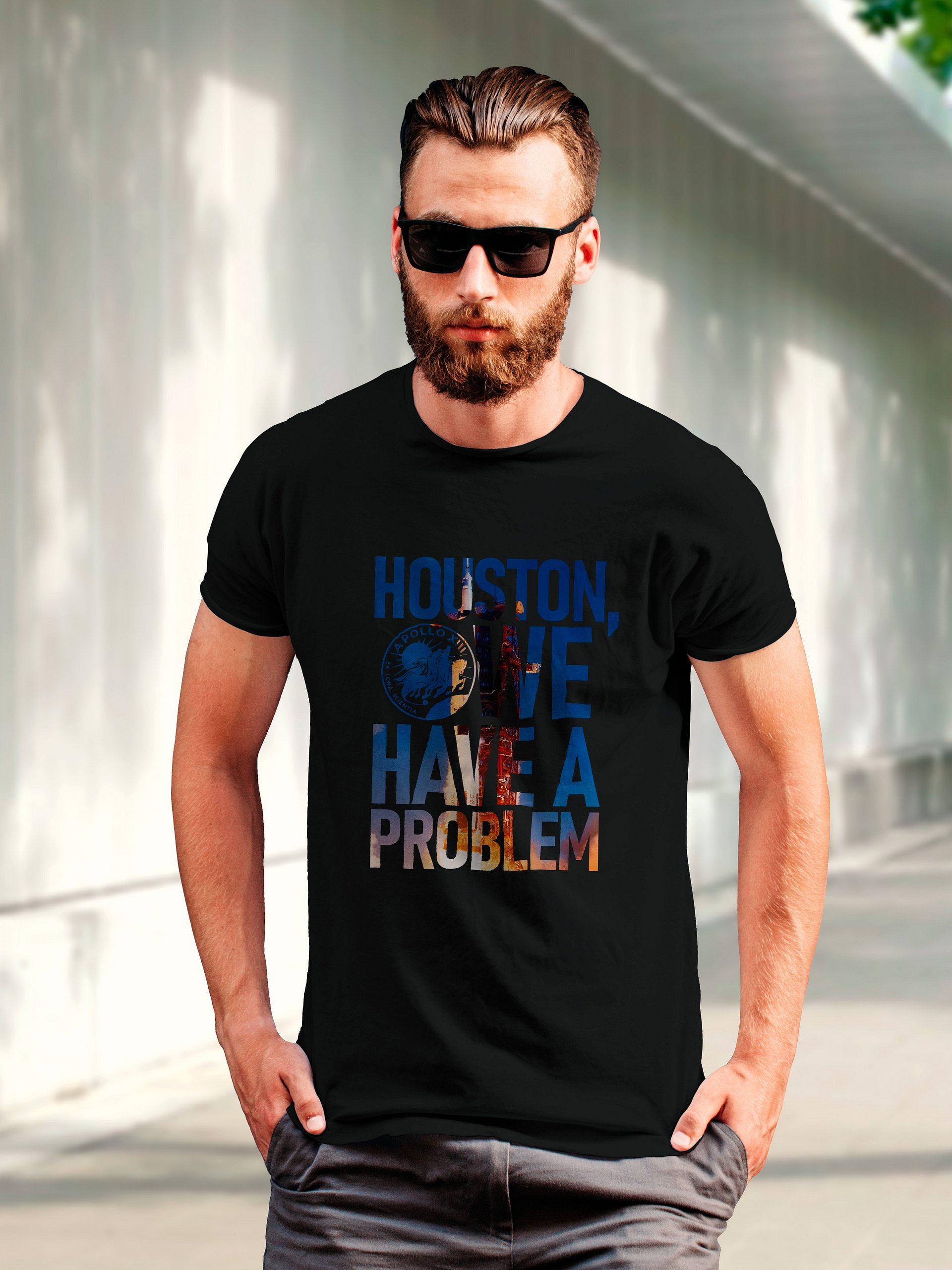 Houston, we have a problem / NASA — Short-Sleeve Unisex T-Shirt, Space T-Shirt, NASA Apollo T-Shirt product image (4)