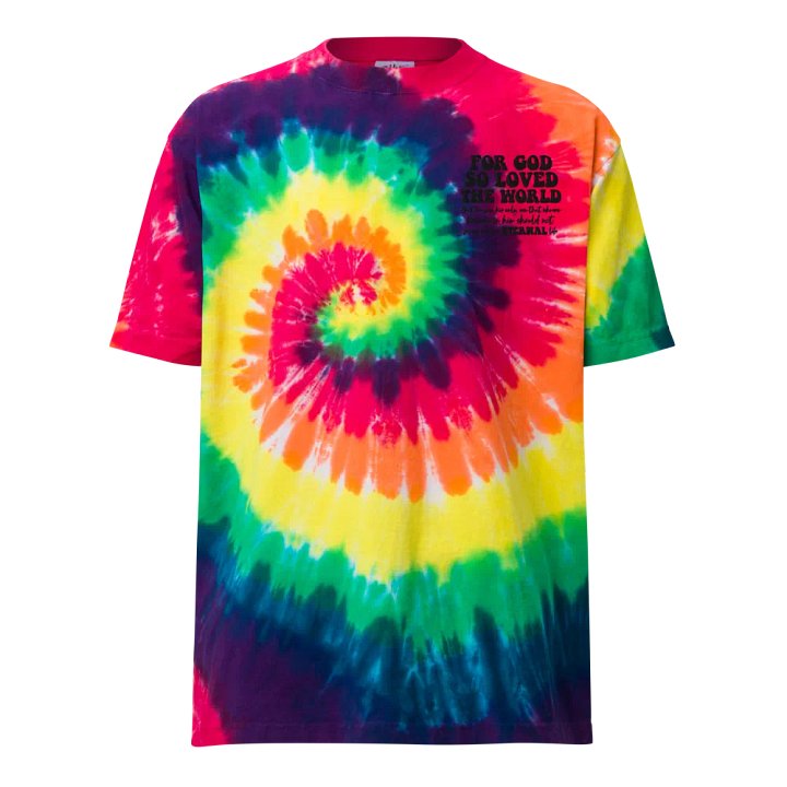 John 3:16 Cosmic Vibe Tie-Dye T-Shirt product image (1)