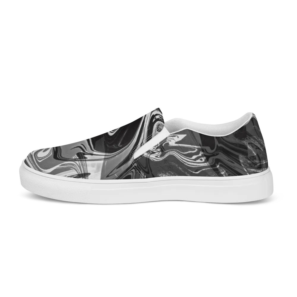Fluid Chaos Men's Canvas Slip-On Shoes product image (9)