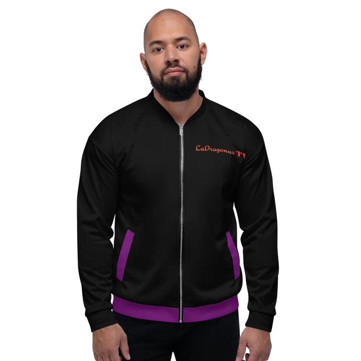 Blouson aviateur personnalisable LaDragonazTv/ LaDragonazTv Customizable Bomber Jacket product image (2)