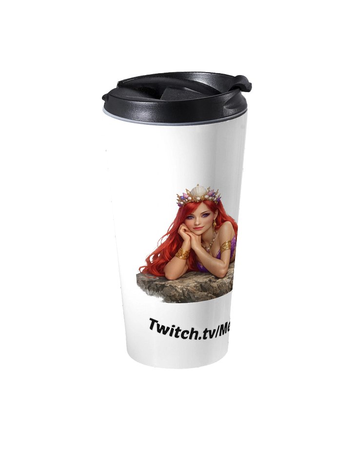 Golden Mermaid Queen Of Moontides travel mug product image (2)