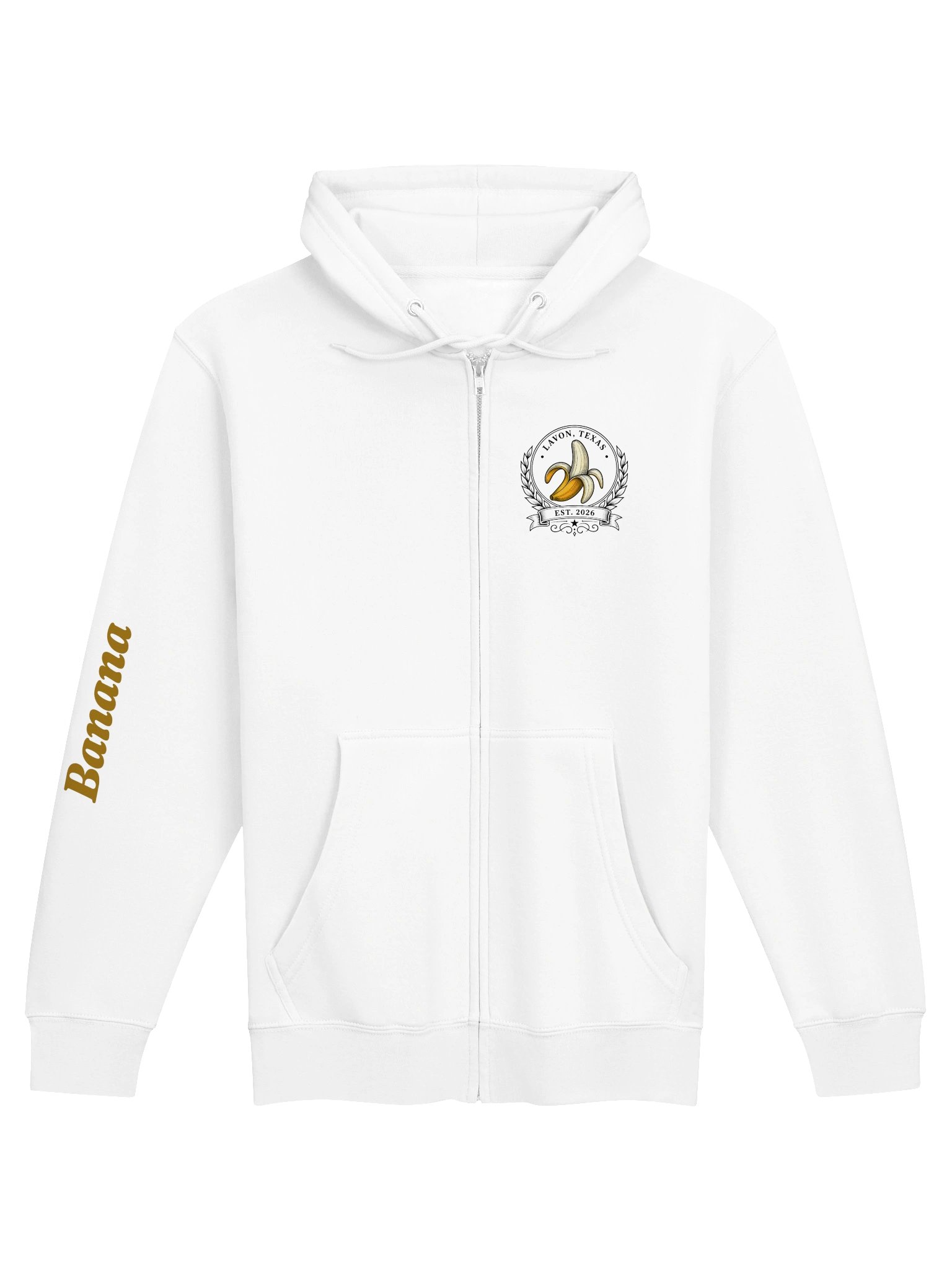 The Lavon Banana Zip Hoodie product image (1)
