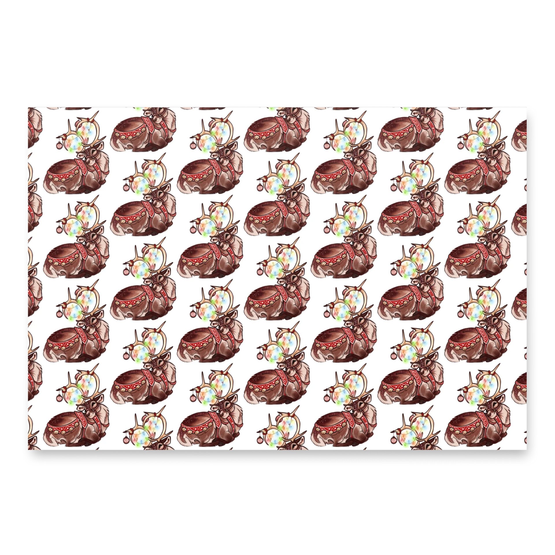 Deer Santa... | Gift wrapping paper set product image (3)