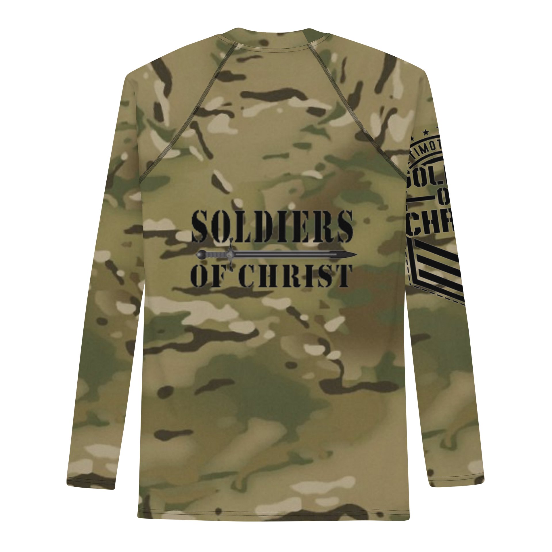 Faithful Camo: Men's Rash Guard - Multicam product image (2)