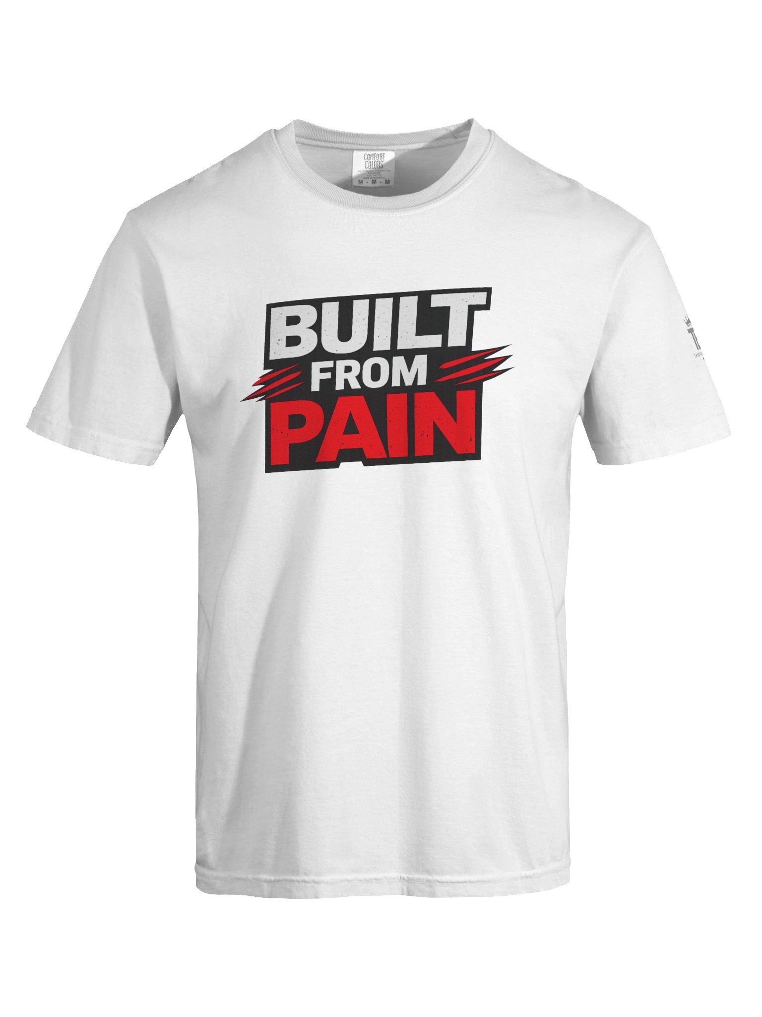 Built From Pain Tee – White Edition product image (5)