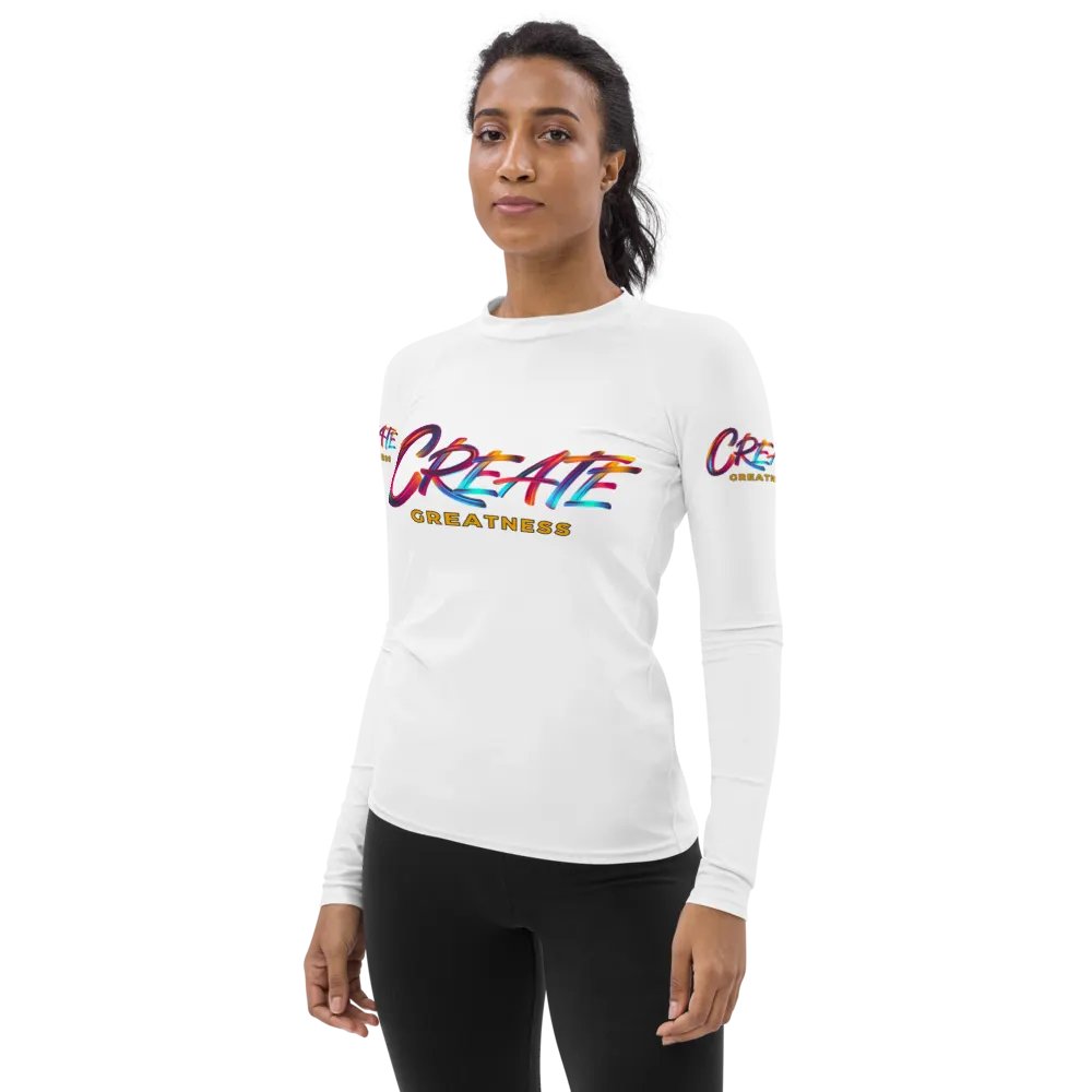 Create Greatness Vibrant Rash Guard product image (3)
