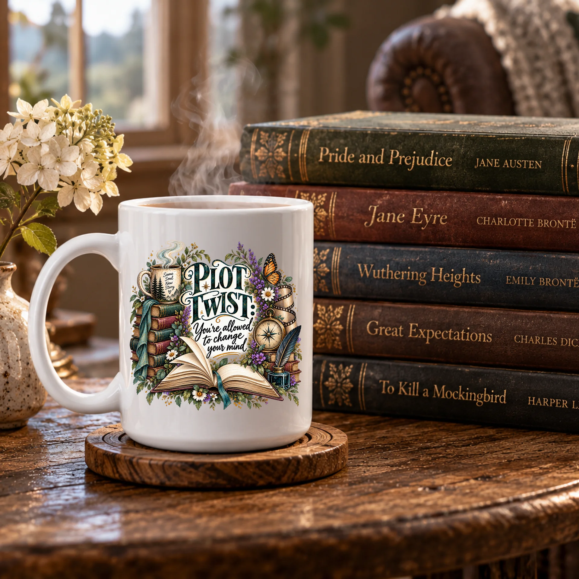 Plot Twist 15 oz Ceramic Mug product image (1)