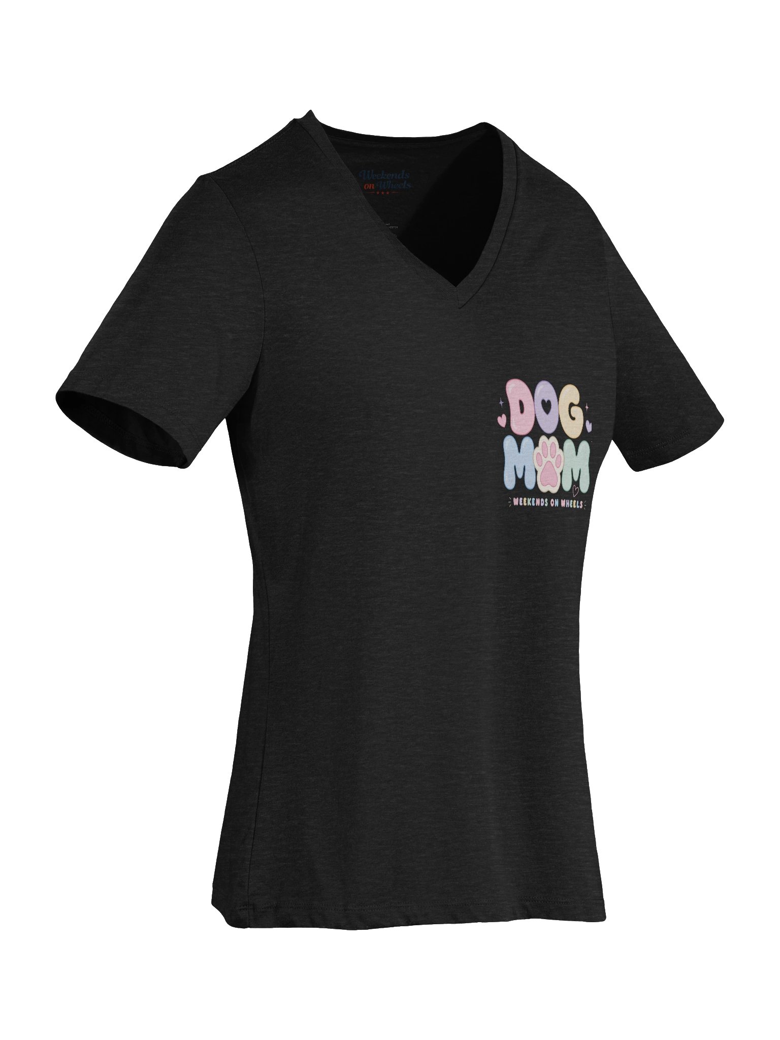 Coffee, Campfires & Dog Mom Things V-Neck Tee 🐾☕🏕️ product image (7)