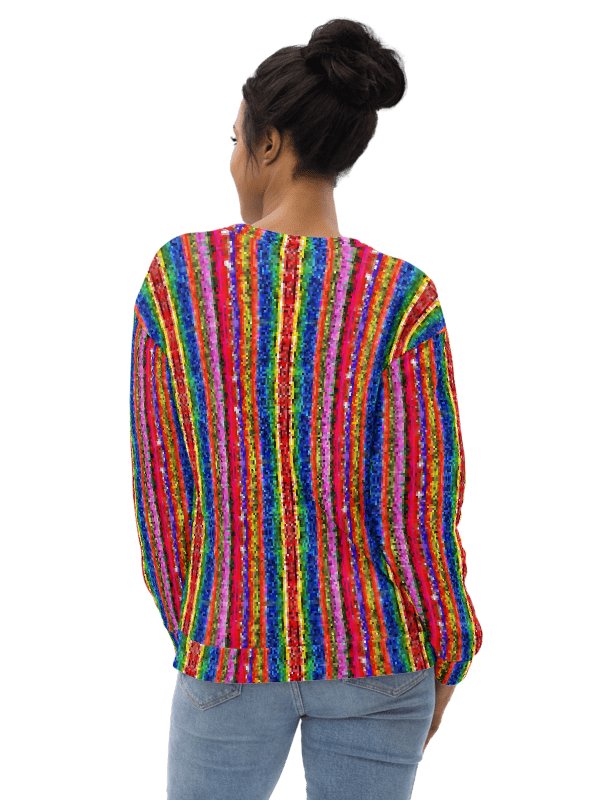 Boho colorful Stripes Unisex Sweatshirt product image (1)