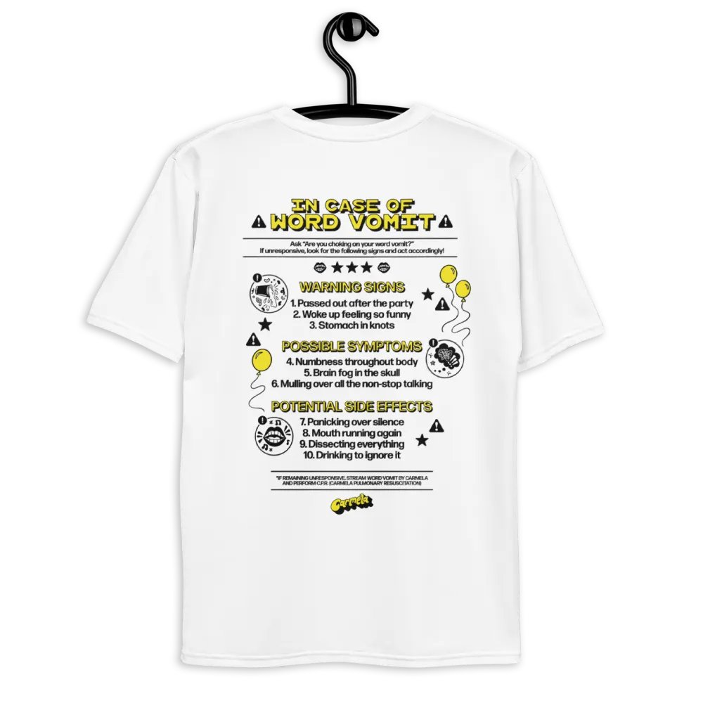 Warning! Word Vomit T-Shirt product image (1)
