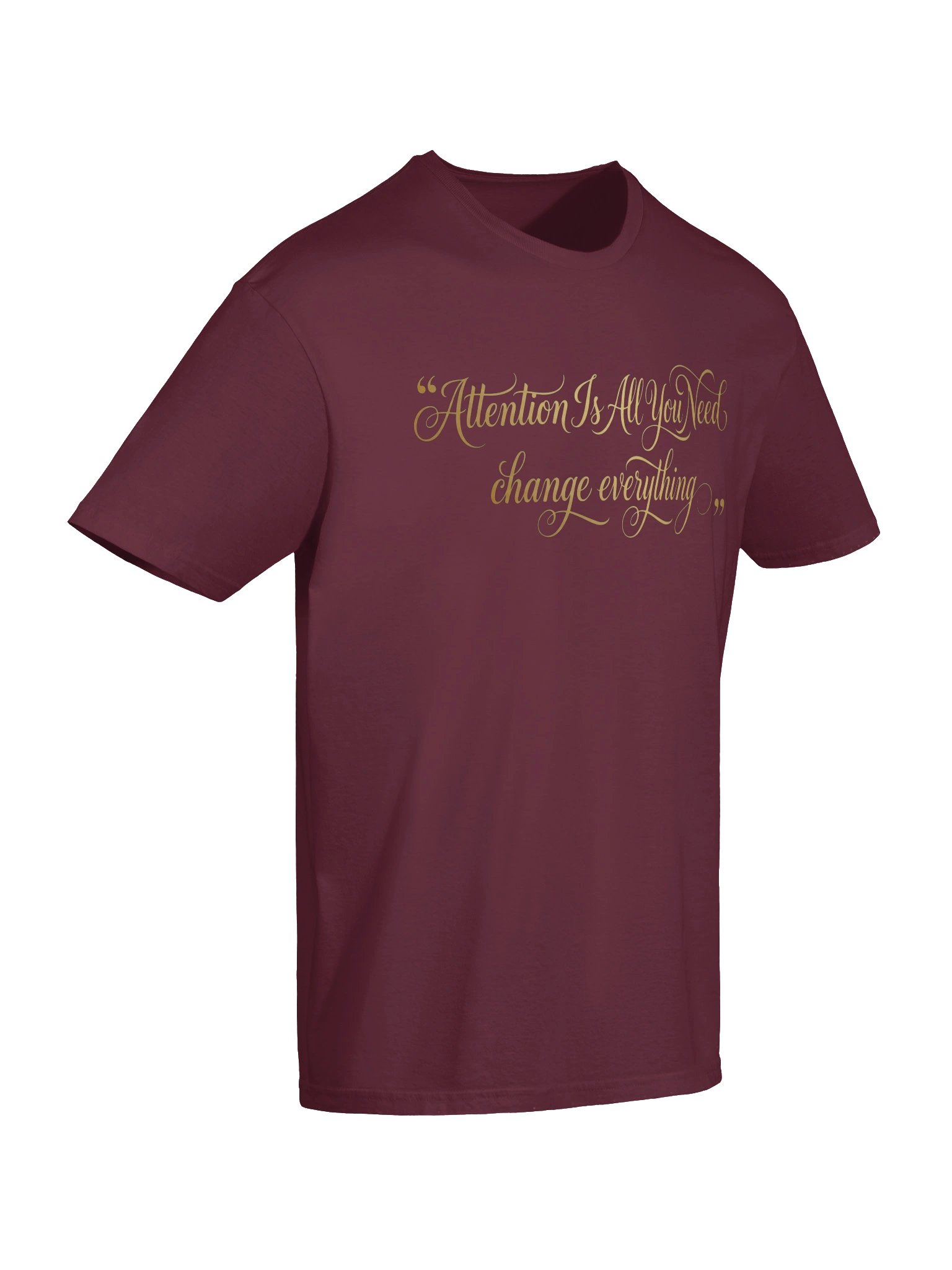 Attention Is All You Need T-Shirt — AI Transformer Paper Inspired Design product image (6)