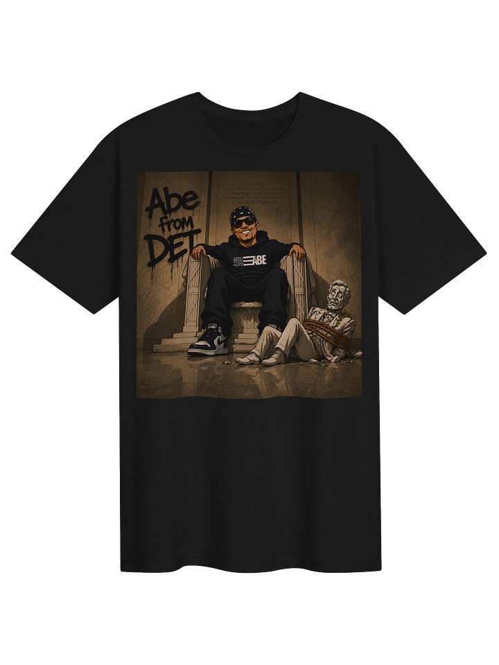 Abe from DET Lincoln hostage shirt product image (1)
