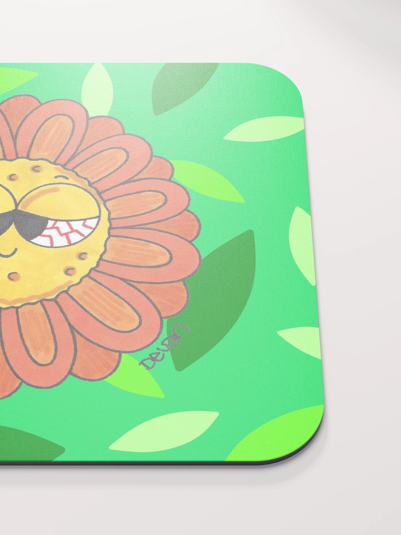 Orange Stoner Flower Mousepad product image (5)