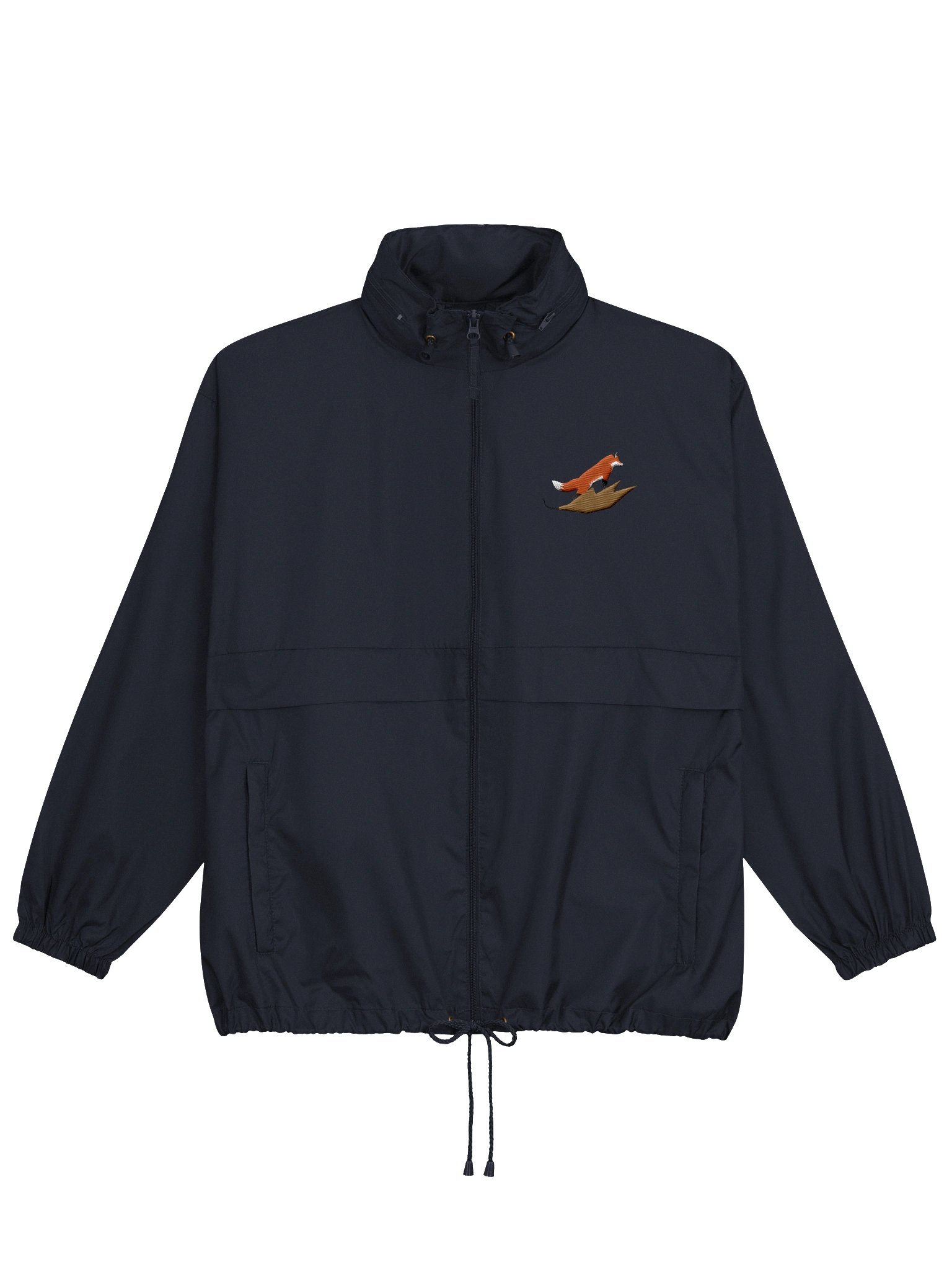 Tiny Fox on a Leaf Windbreaker product image (7)