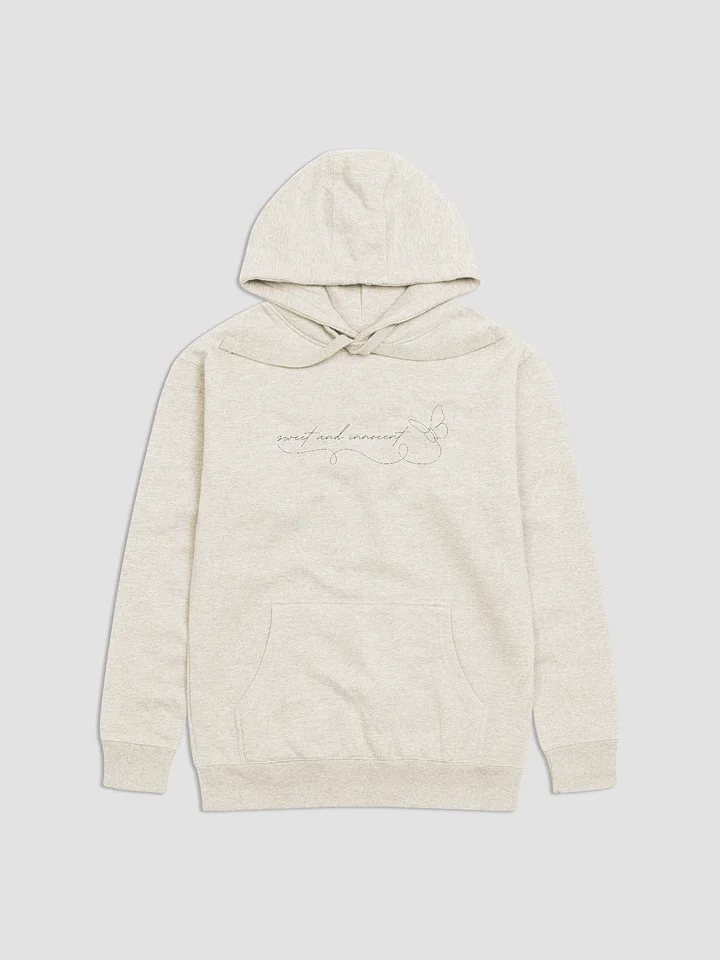 Sweet and innocent unisex hoodie, black product image (1)