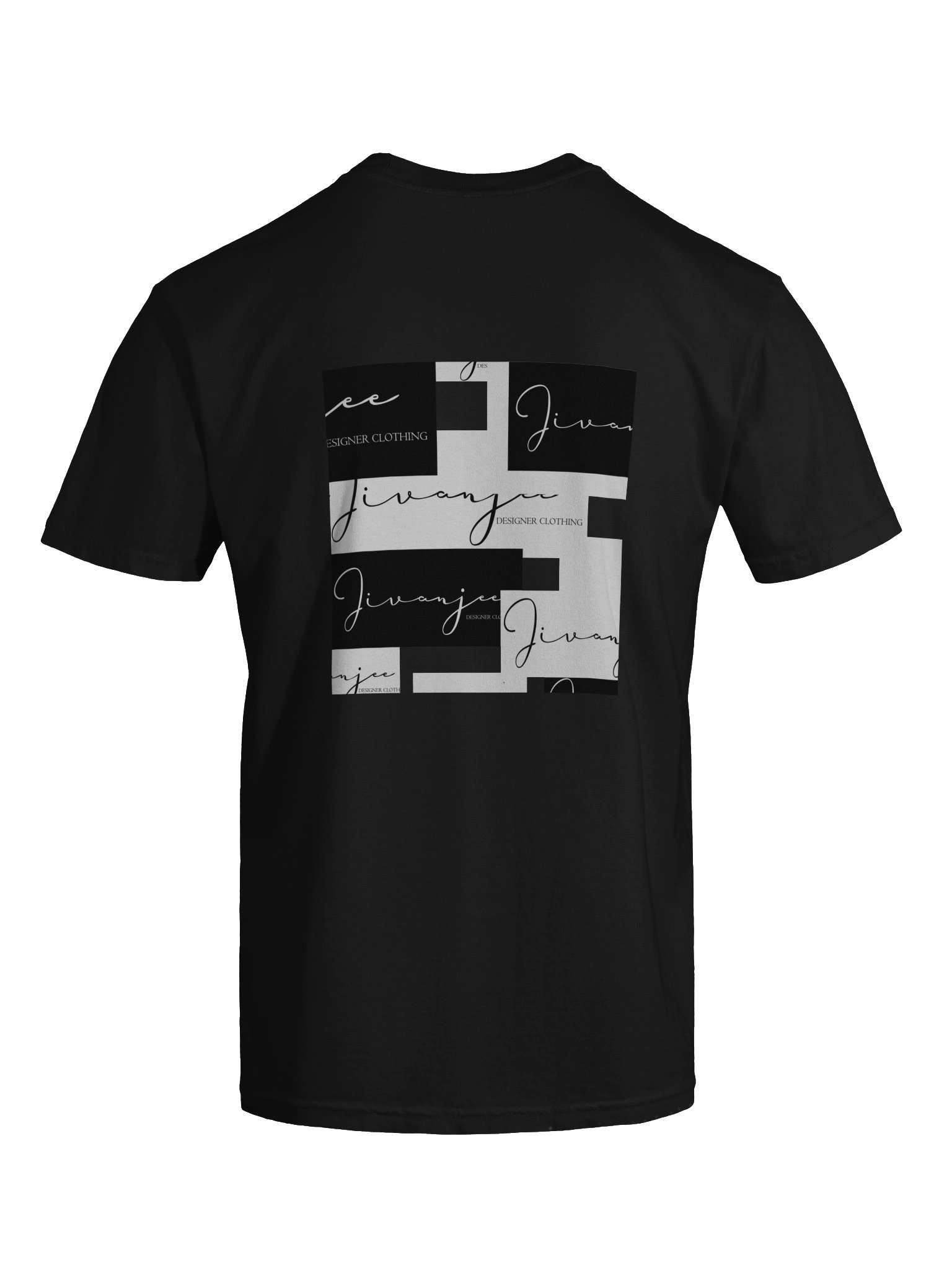 Jivanjee Designer - SIgnature logo tee - back block pattern product image (7)