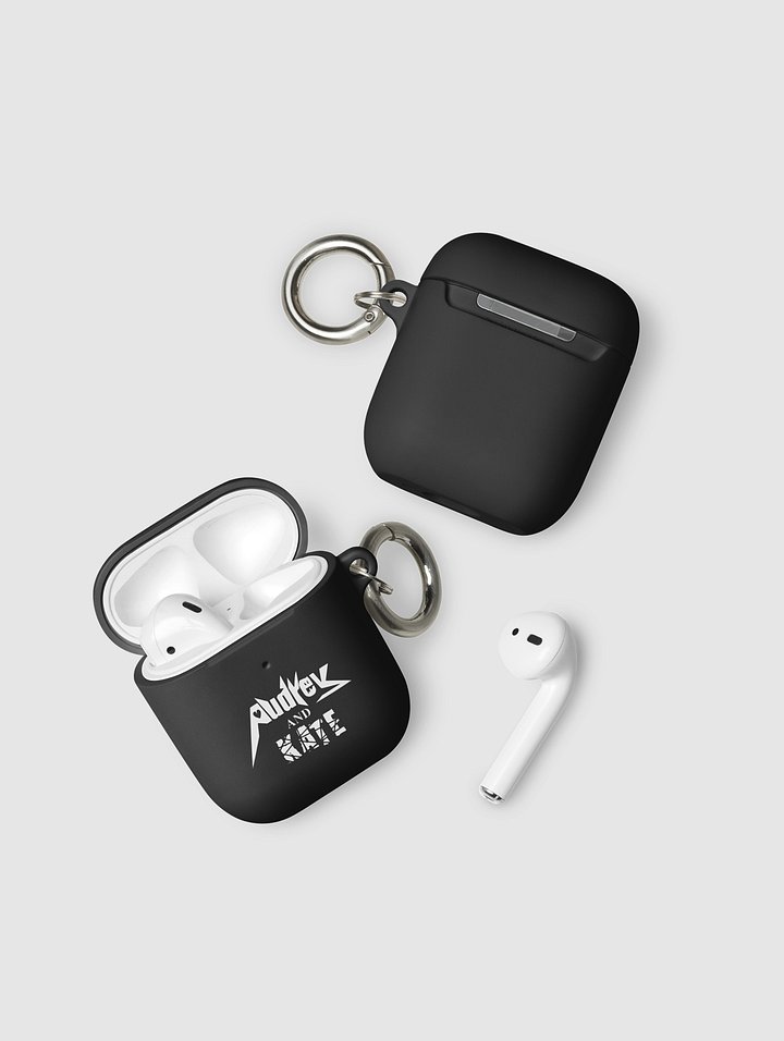Audrey and Kate Official Square White Logo AirPod Case product image (2)