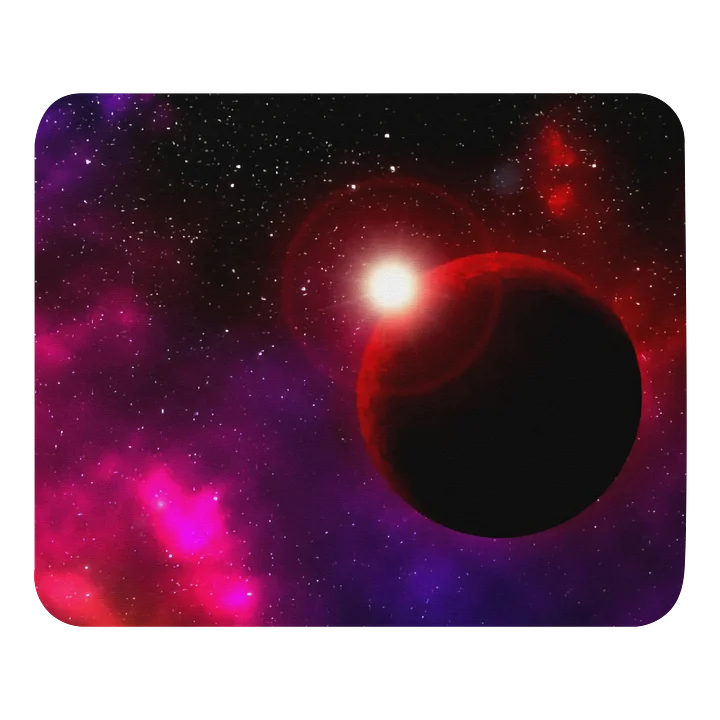 Crimson Moon Mouse Pad product image (1)
