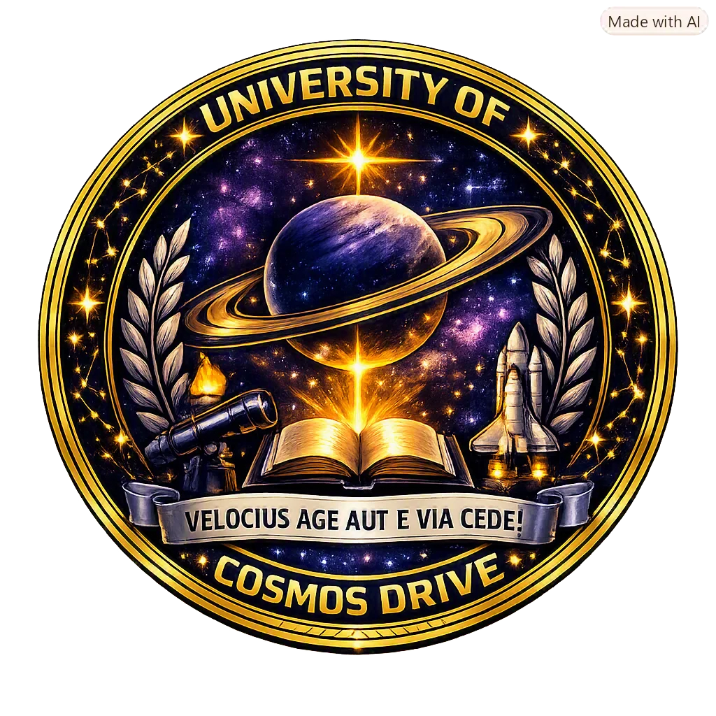 University of Cosmos Drive degree parchment product image (3)