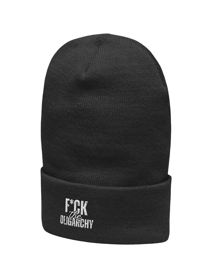 F*ck The Oligarchy Cuffed Beanie product image (2)