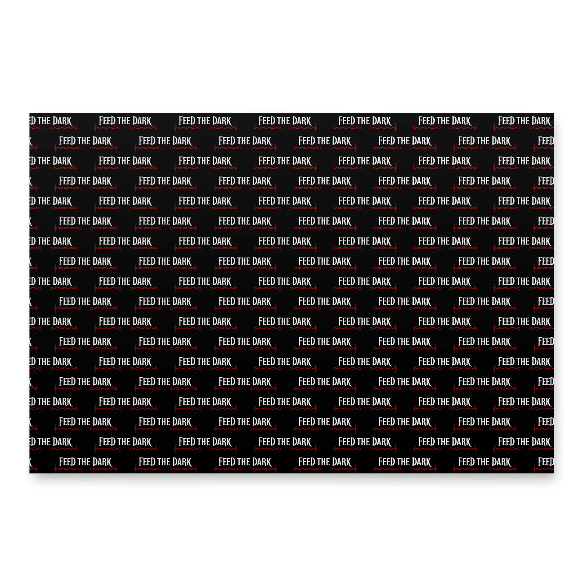 Feed The Dark Repeat Pattern Wrapping Paper product image (1)