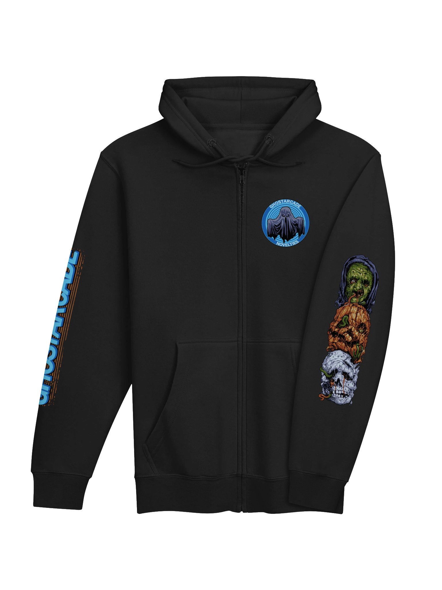 Novelty Scare Zip-Up Hoodie product image (4)