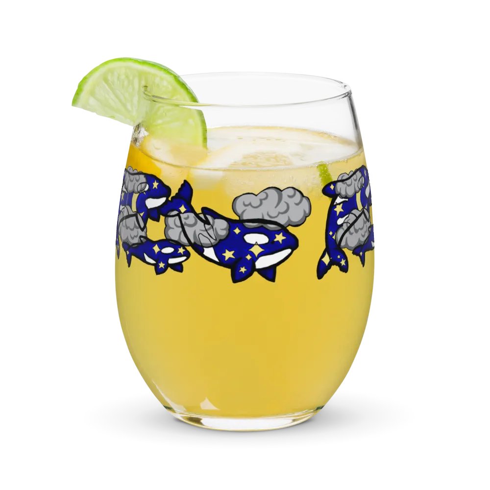 midnight orca stemless wine glass product image (11)