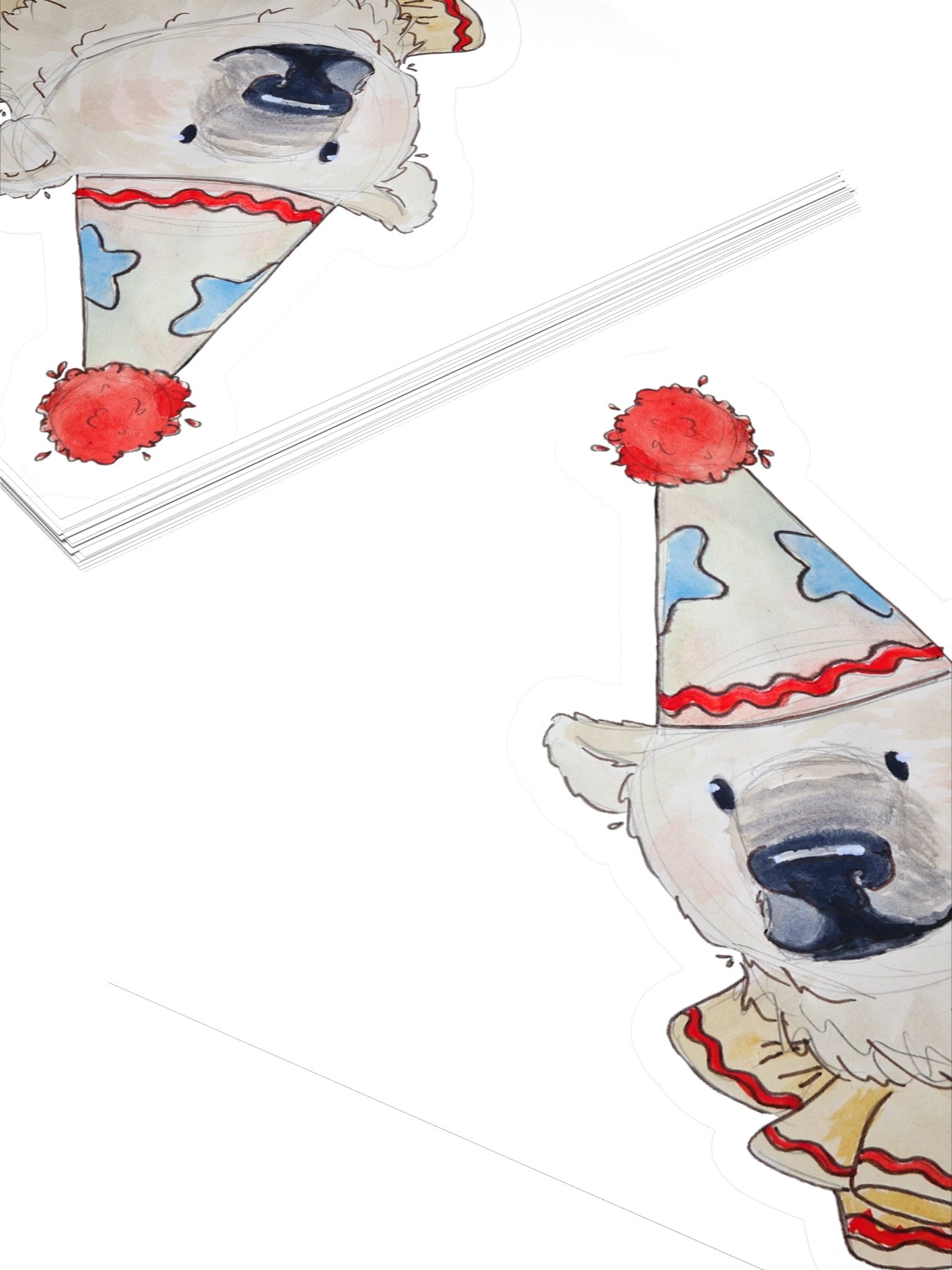 Sticky clown bear product image (12)