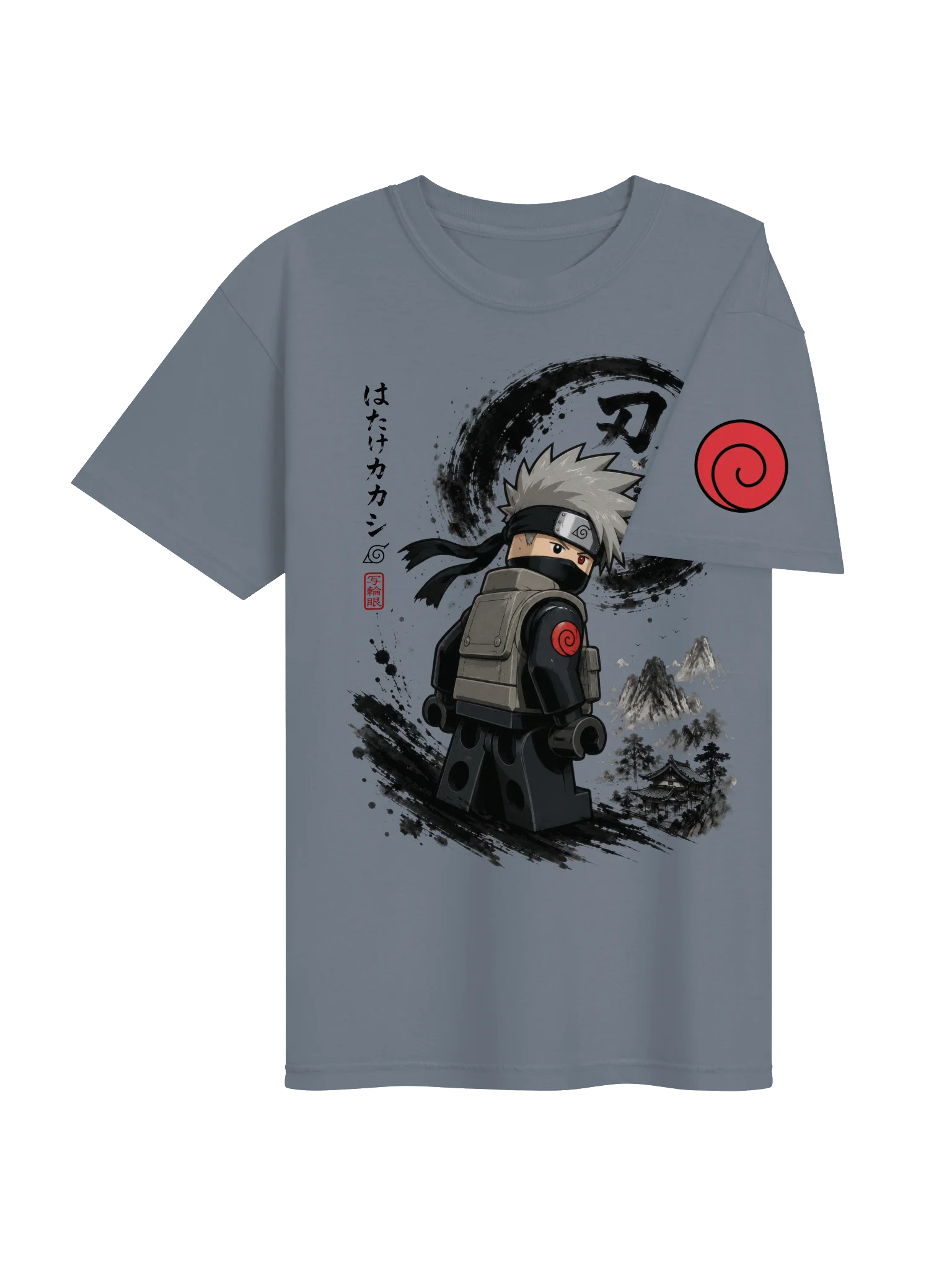 Kakashi Lego-Style Anime Graphic Tee product image (3)