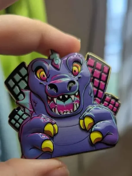 Godzilla Kaiju 2 Inch Enamel 3D UV Printed Fantasy Pin product image (1)
