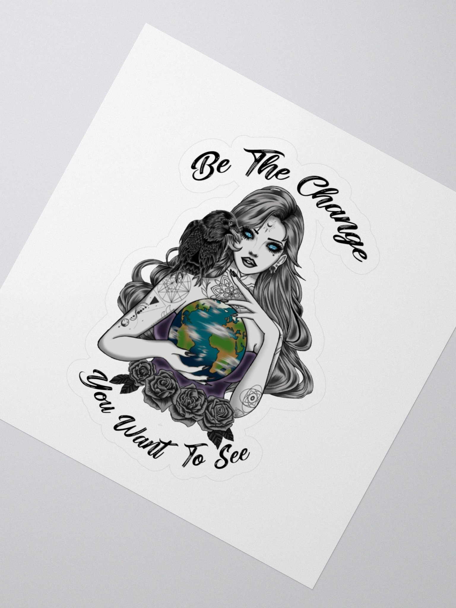 Be the Change Sticker product image (2)