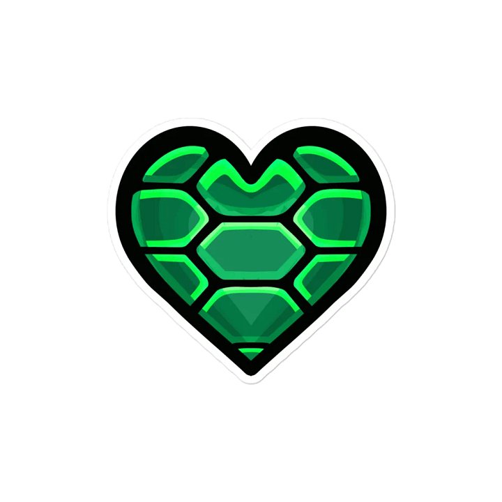Ninja Heart Die-Cut Magnet product image (2)