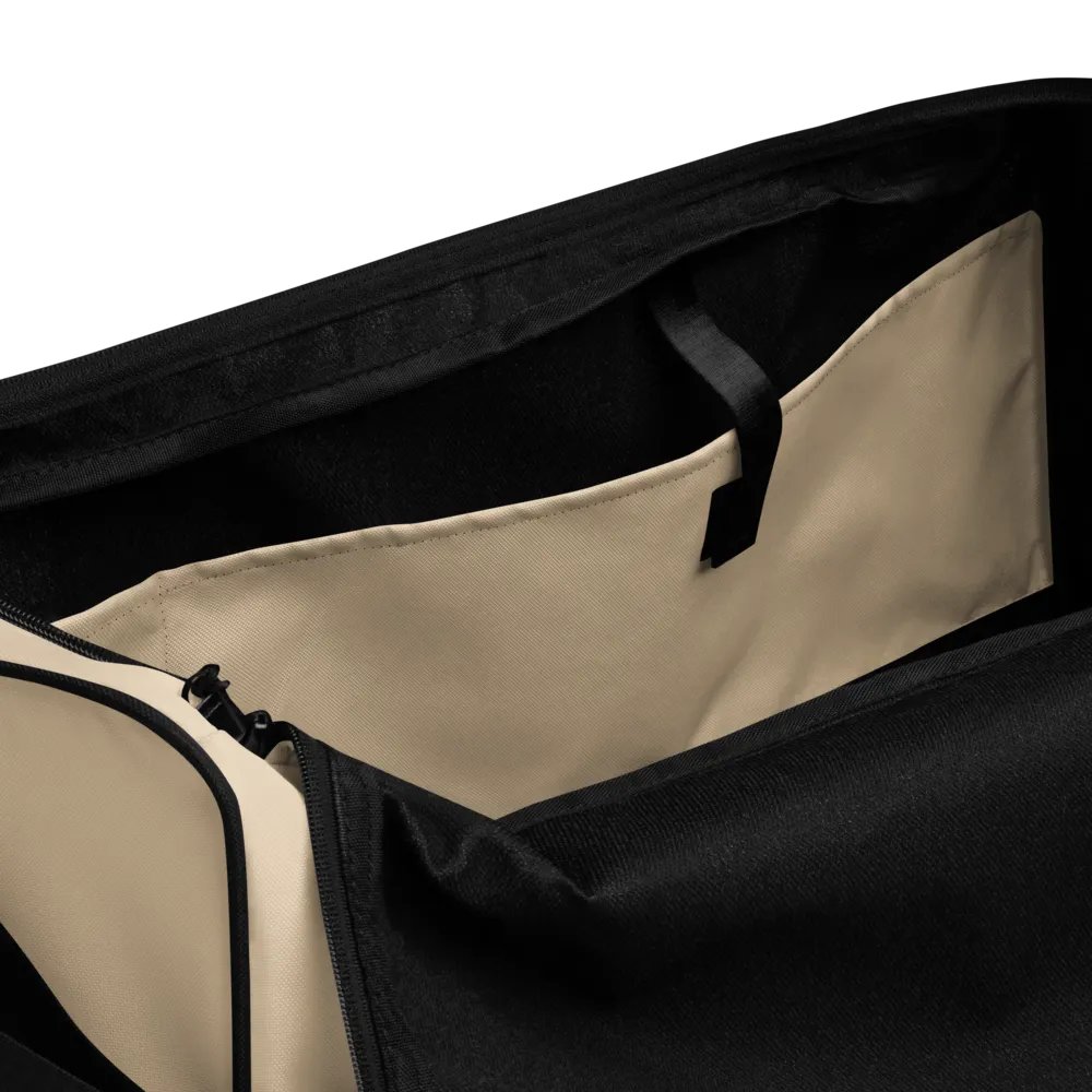 Large Dance Bag | Tan with White Logo and Quote product image (7)