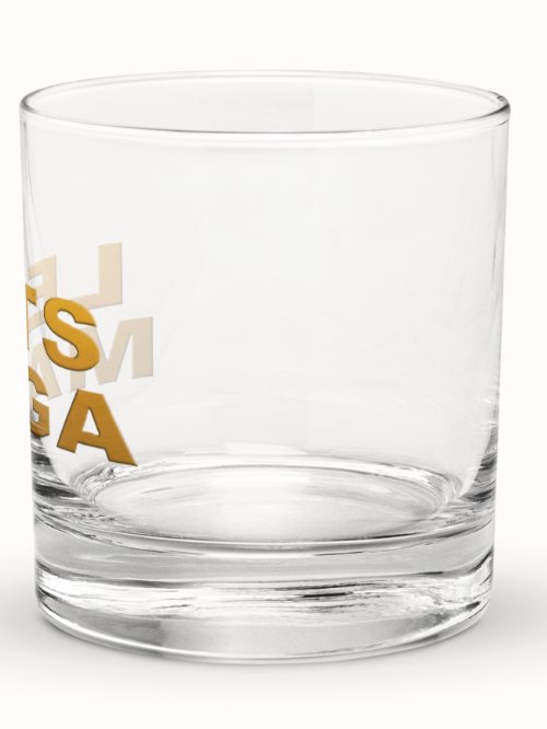 Golden 'LETS MAGA' Rocks Glass product image (2)