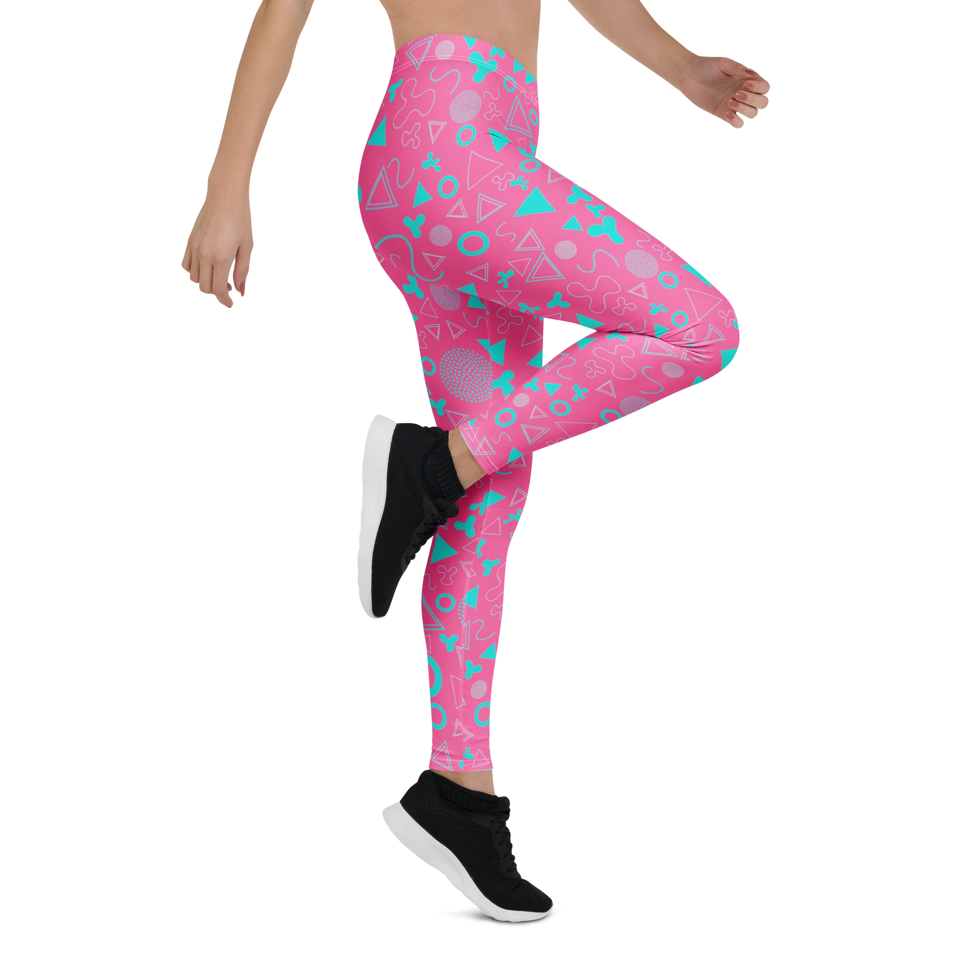 Fashion-Forward Vibrant Geometry Leggings for Daily Wear product image (6)