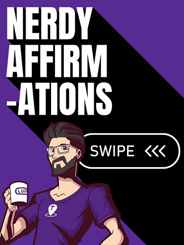 Which one is your favorite? Share to give someone nerdy some encouragement. 💜