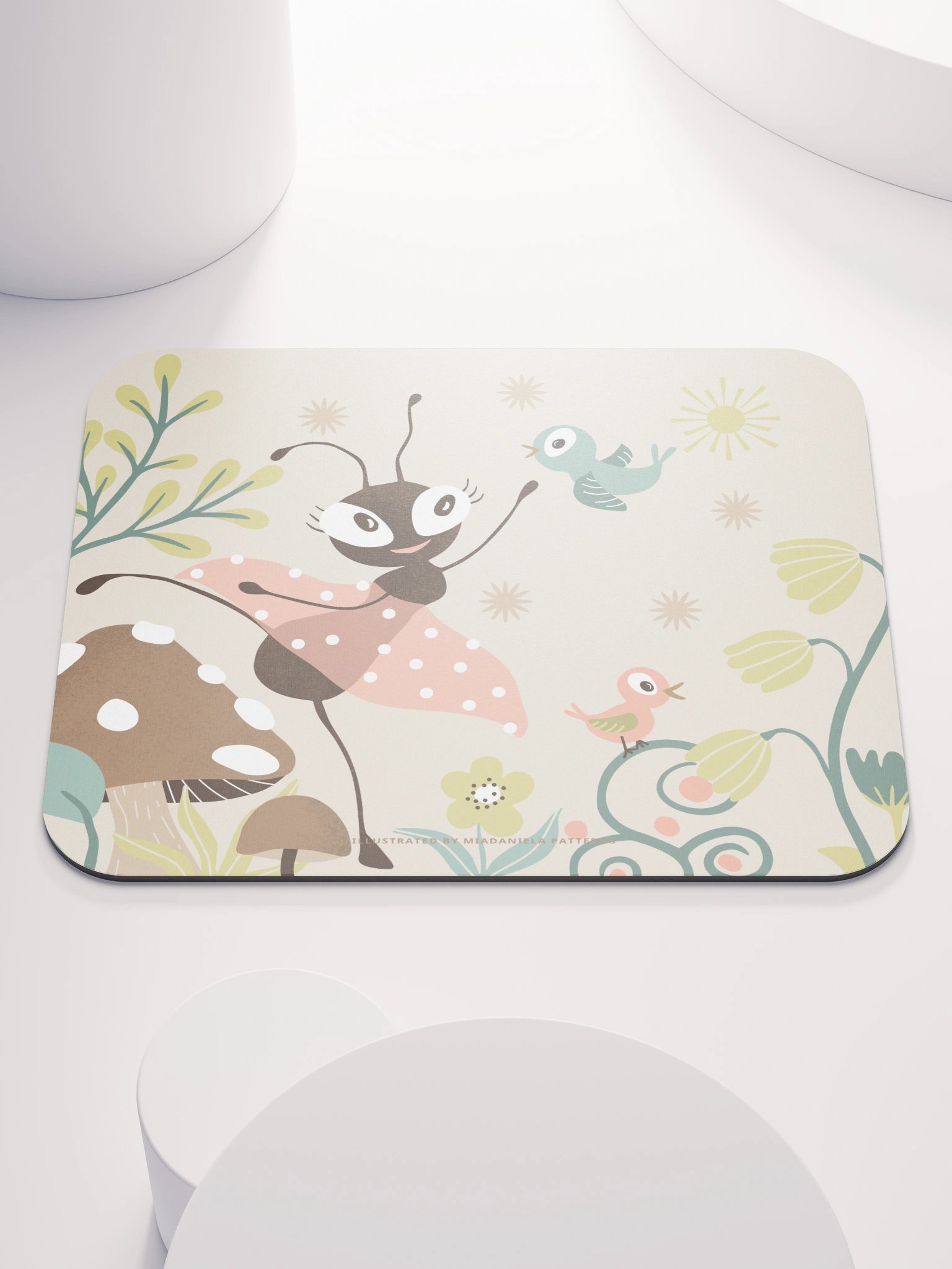 Cute Ballerina Mouse Pad product image (1)