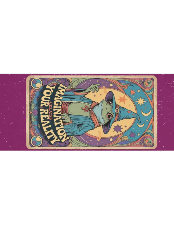Imagination Creates Your Reality Frog Yoga Mat product image (3)