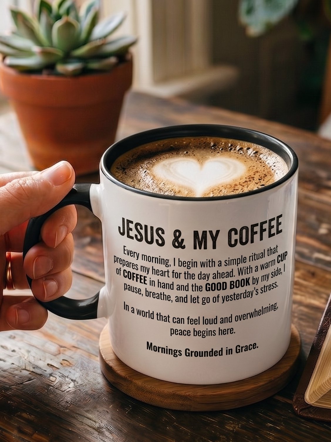 Jesus & My Coffee: 15 oz Premium Mug (Limited Edition) product image (1)