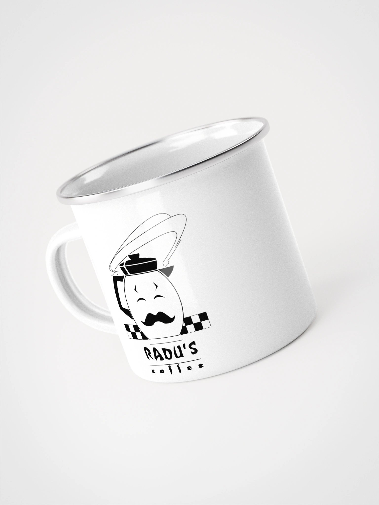 Radu's Coffee | Enamel Mug by Mugz product image (1)