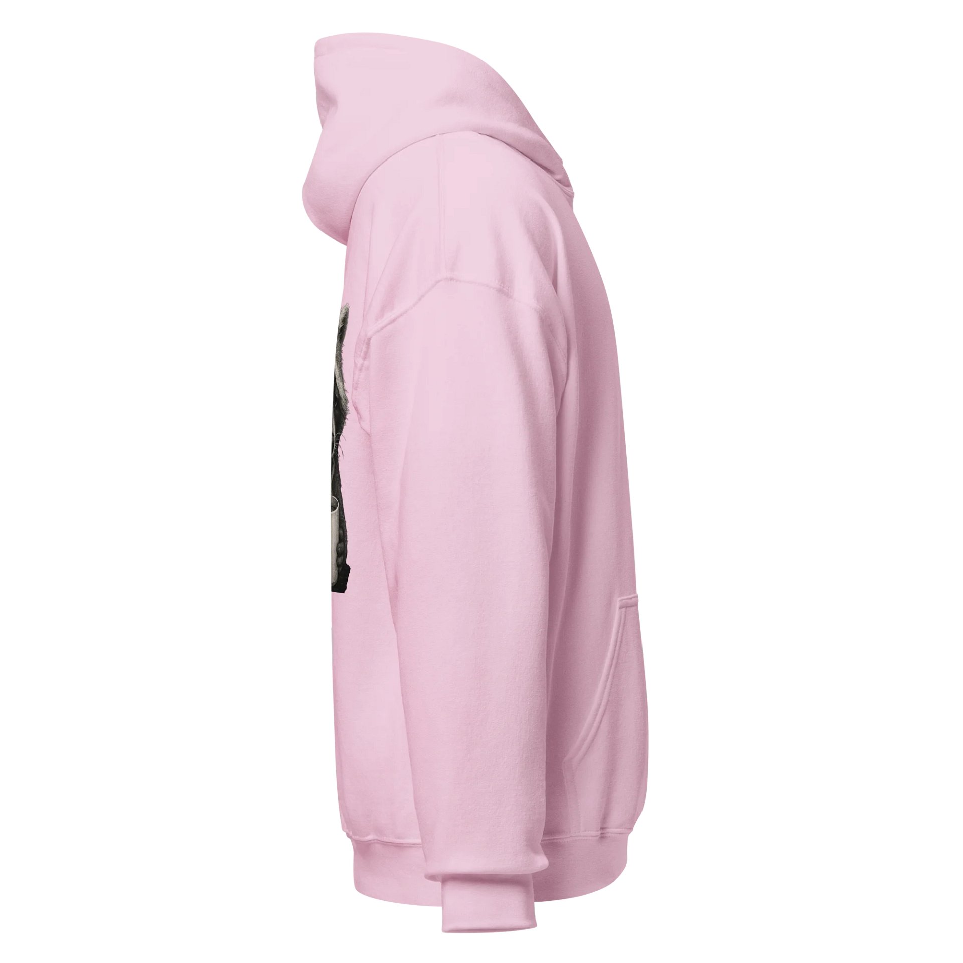 Hendrik Sad Raccoon Coffee Hoodie product image (4)
