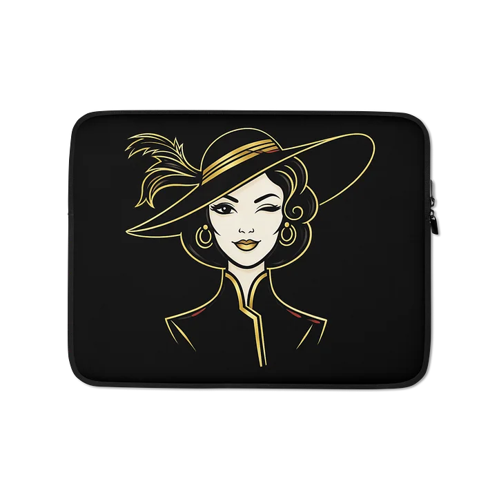 Woman Farting Laptop Sleeve product image (1)
