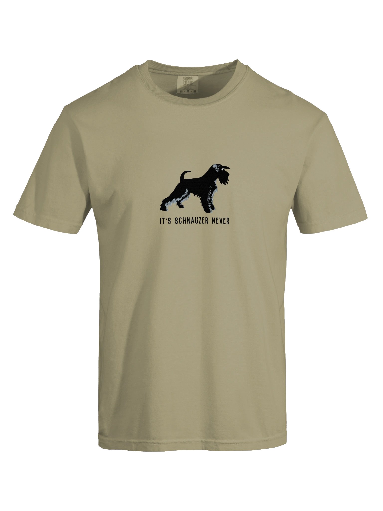 It's Schnauzer Never T-Shirt(Embroidered) of a Miniature Schnauzer(Black) product image (21)