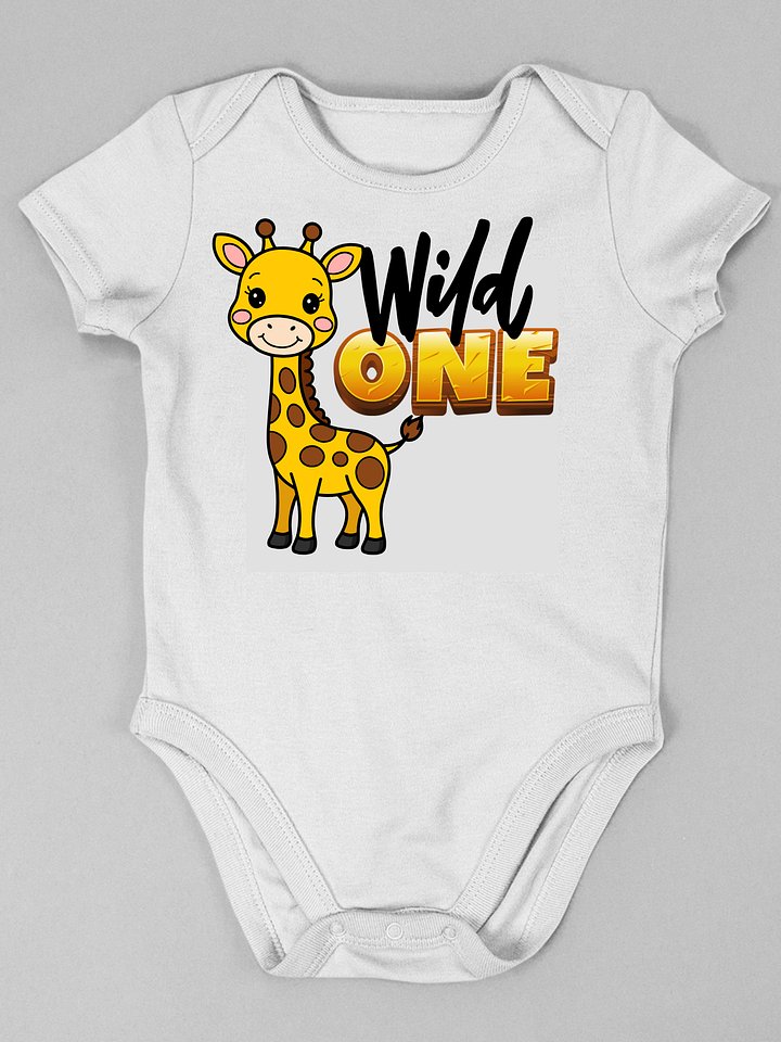 Wild ONE Animal Onesie - 1st Birthday Outfit - Jungle Themed Party product image (1)